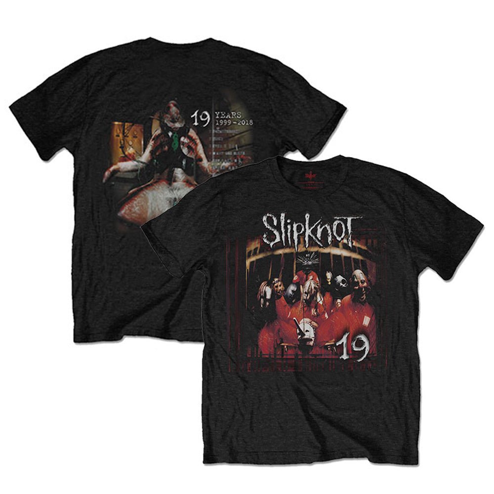 SLIPKNOT スリップノット (結成 30周年 ) - Debut Album 19 Years / バックプリントあり / Tシャツ / メンズ - PGS